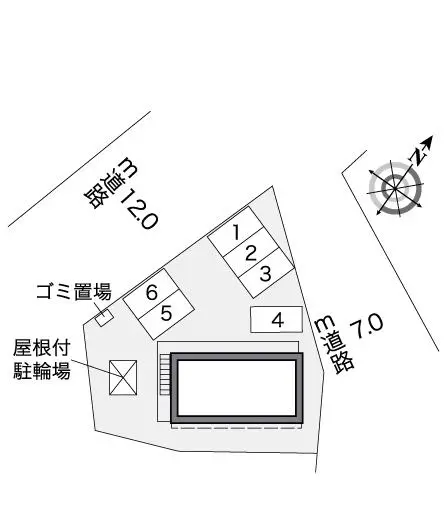 ★手数料０円★仙台市宮城野区枡江　月極駐車場（LP）